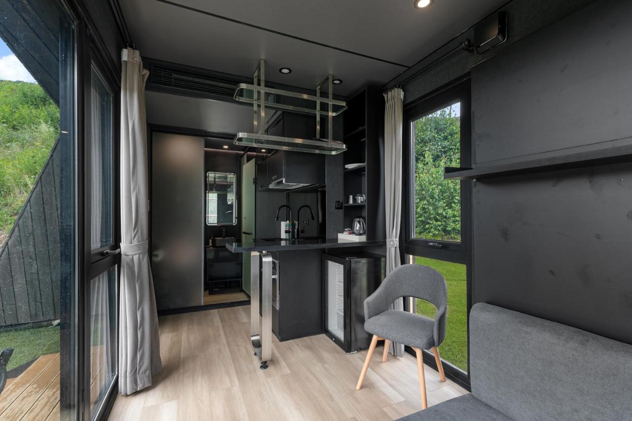 Sogndal Fjordpanorama - Studio Cabins With View ภายนอก รูปภาพ