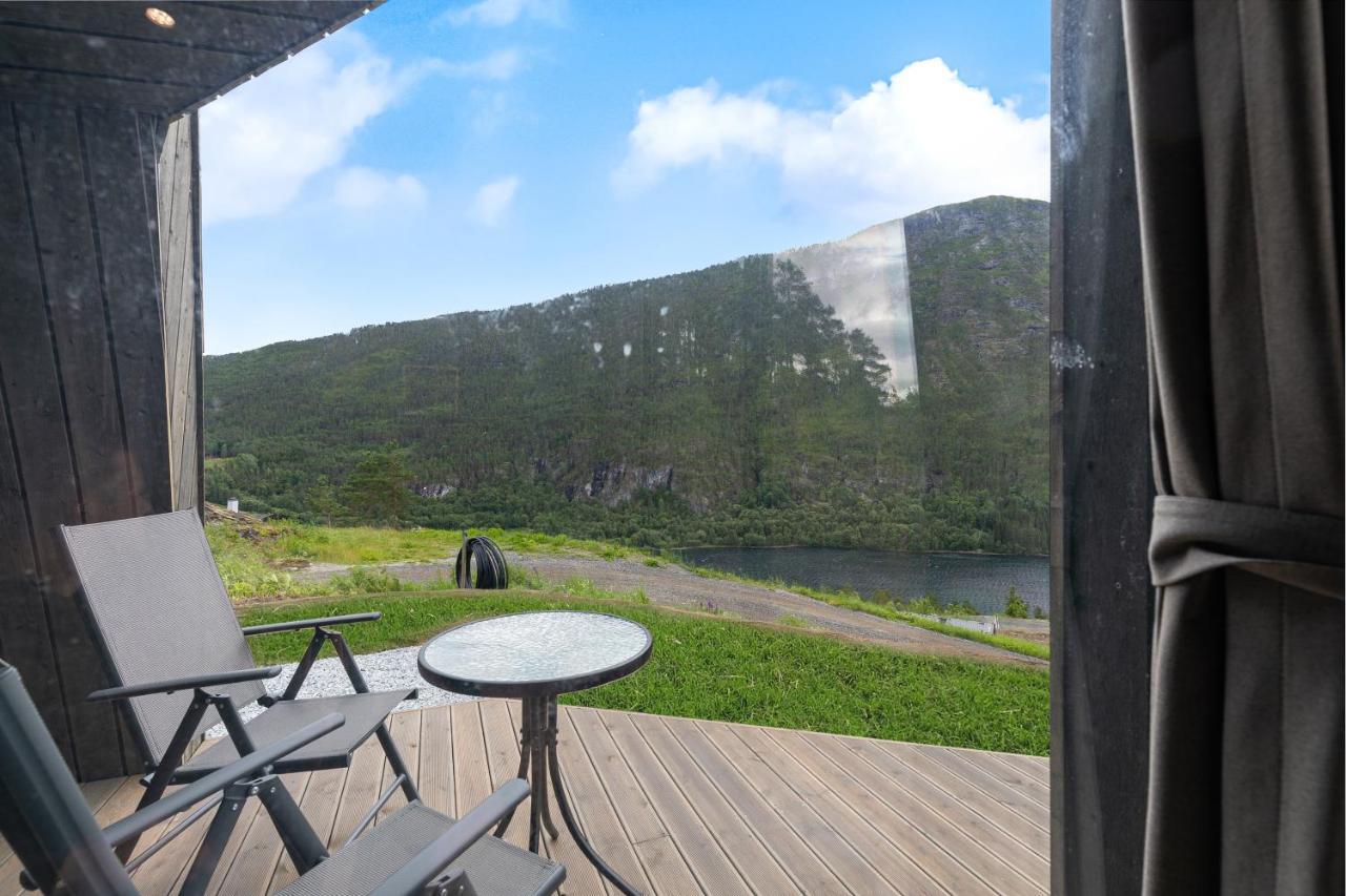 Sogndal Fjordpanorama - Studio Cabins With View ภายนอก รูปภาพ