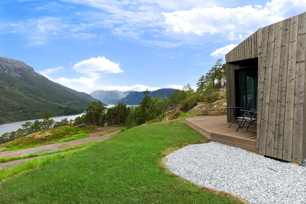 Sogndal Fjordpanorama - Studio Cabins With View ภายนอก รูปภาพ