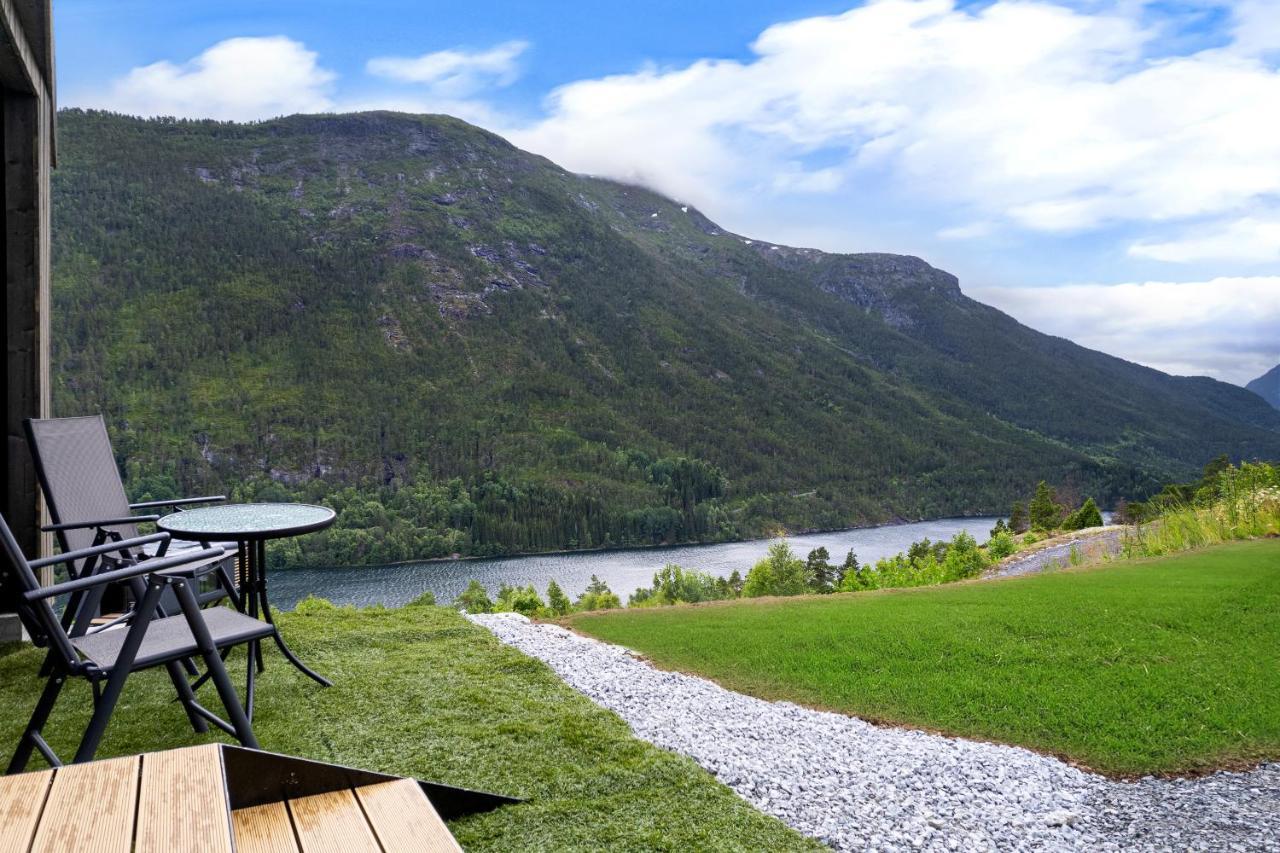 Sogndal Fjordpanorama - Studio Cabins With View ภายนอก รูปภาพ