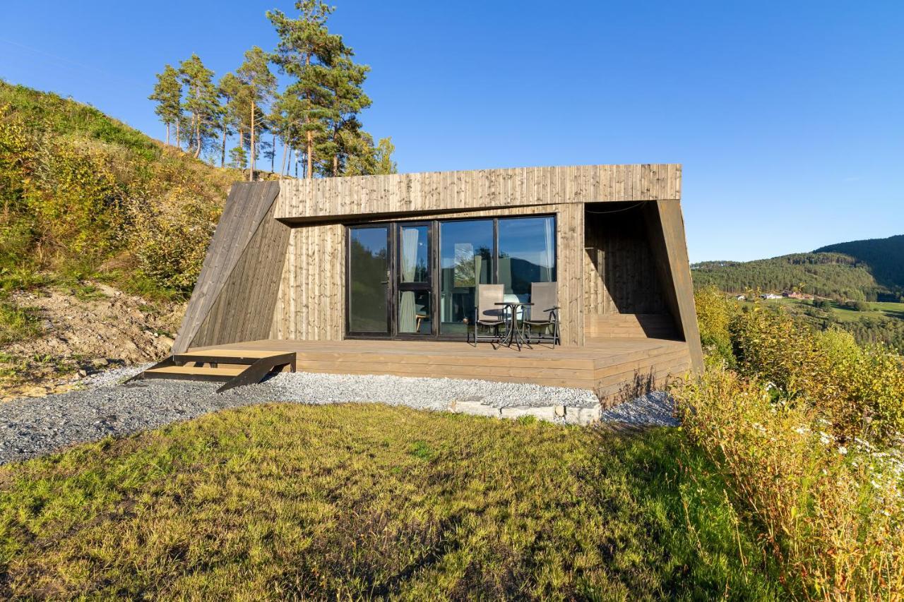 Sogndal Fjordpanorama - Studio Cabins With View ภายนอก รูปภาพ