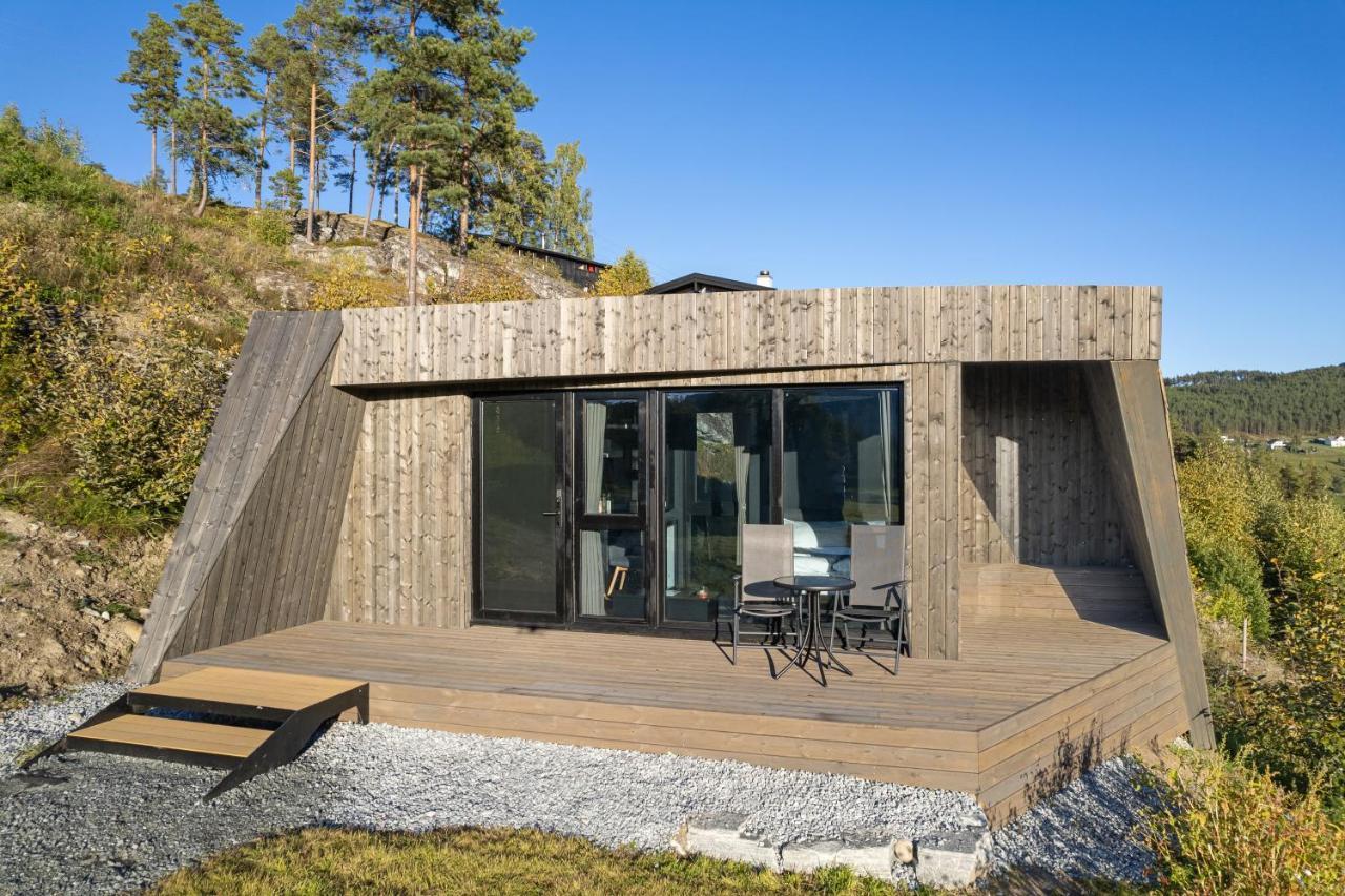Sogndal Fjordpanorama - Studio Cabins With View ภายนอก รูปภาพ